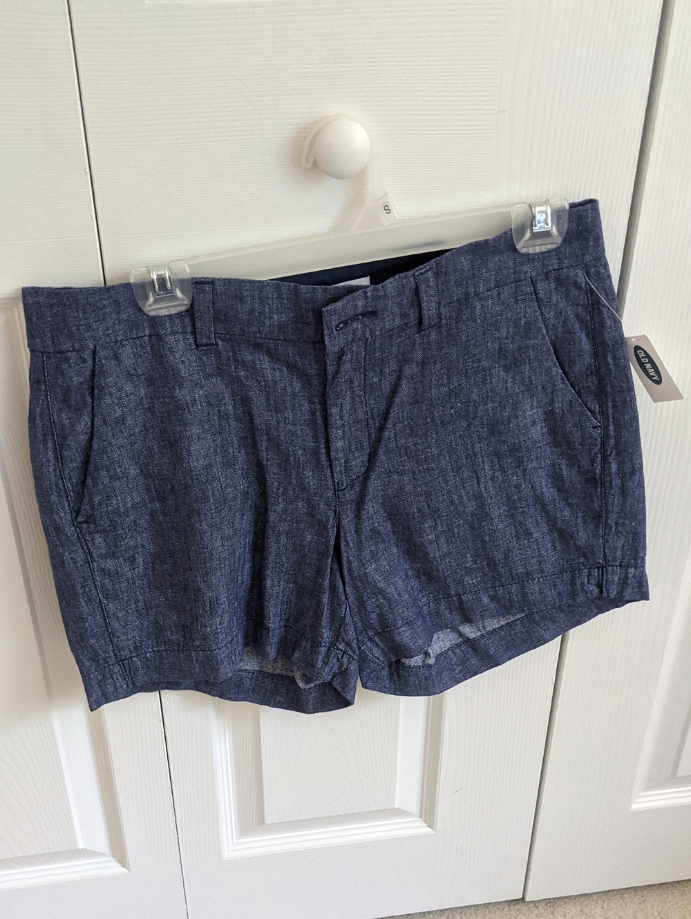 Womens Old Navy Size 6 Navy Chambray Shorts